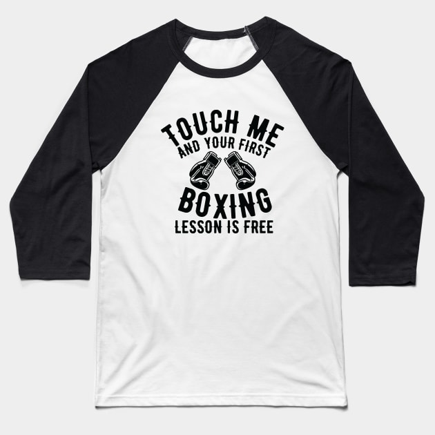 Boxing lessons Baseball T-Shirt by Urshrt